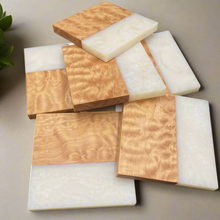 Load image into Gallery viewer, Big Leaf Maple Resin coasters (Set of 6)