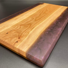 Load image into Gallery viewer, Highly Figured Cherry and Resin Charcuterie Board - Visions of Appalachia