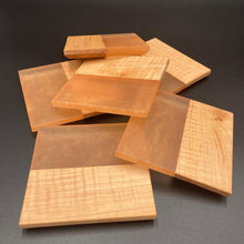 Load image into Gallery viewer, Big Leaf Maple and Resin Coasters (Set of 6) - Visions of Appalachia