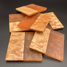 Load image into Gallery viewer, Big Leaf Maple and Resin coasters (Set of 6) - Visions of Appalachia