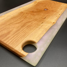 Load image into Gallery viewer, Highly Figured Cherry and Resin Charcuterie Board - Visions of Appalachia 
