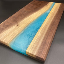 Load image into Gallery viewer, Black Walnut and Resin River Charcuterie Board - Visions of Appalachia 
